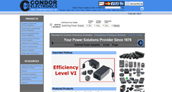 Desktop Screenshot of condorelectronics.net